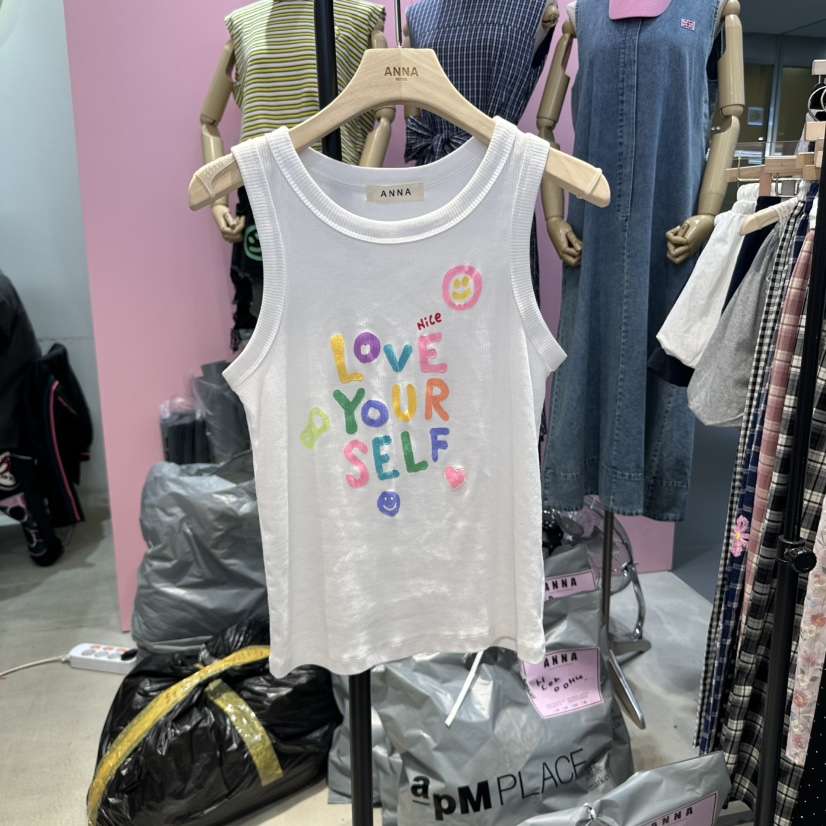 ANNA韓國直郵女裝新品時尚人氣25春夏職業熱賣推薦吊帶背心ANNA吊帶/背心