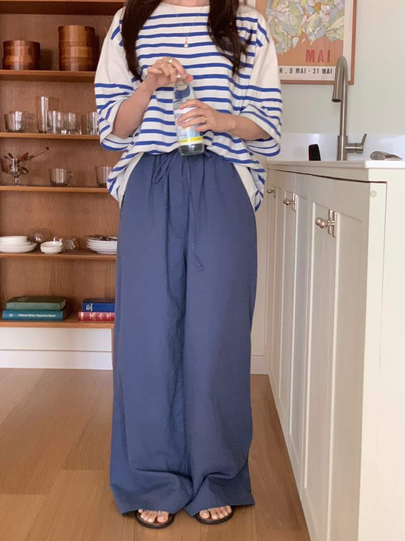 PLANTS ON GRAY東大門代購女士新品職業真品推薦休閑褲亞麻PLANTS ON GRAY休閑褲