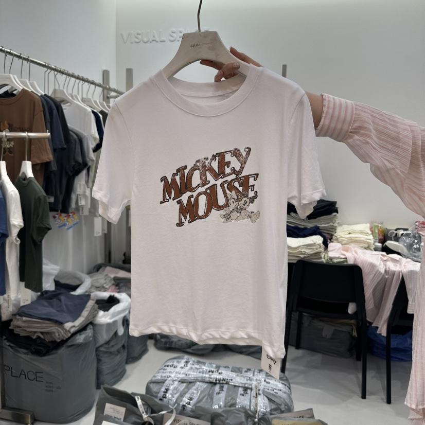 VISUAL SPACE東大門直郵女裝新品職業時尚推薦25春夏休閑T恤VISUAL SPACET恤