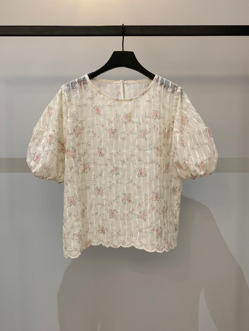 SOFTNESS韓國直郵女裝新品25春夏職業人氣真品推薦襯衫蕾絲衫Softness/Cosmic襯衫/蕾絲衫