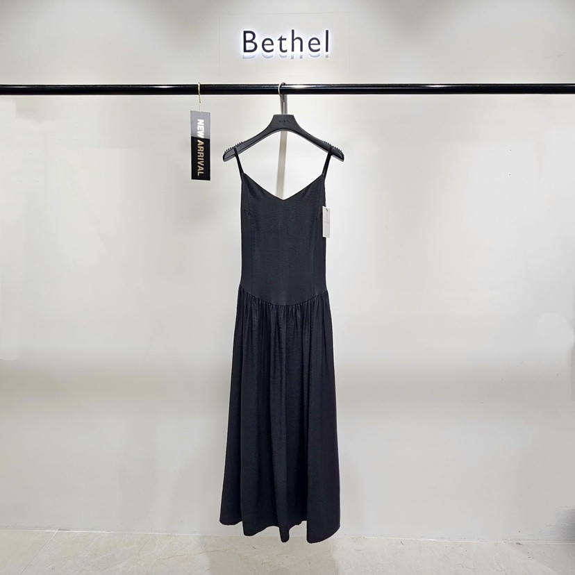 BETHEL東大門直郵女裝新品人氣職業真品休閑時尚連衣裙亞麻BETHEL連衣裙