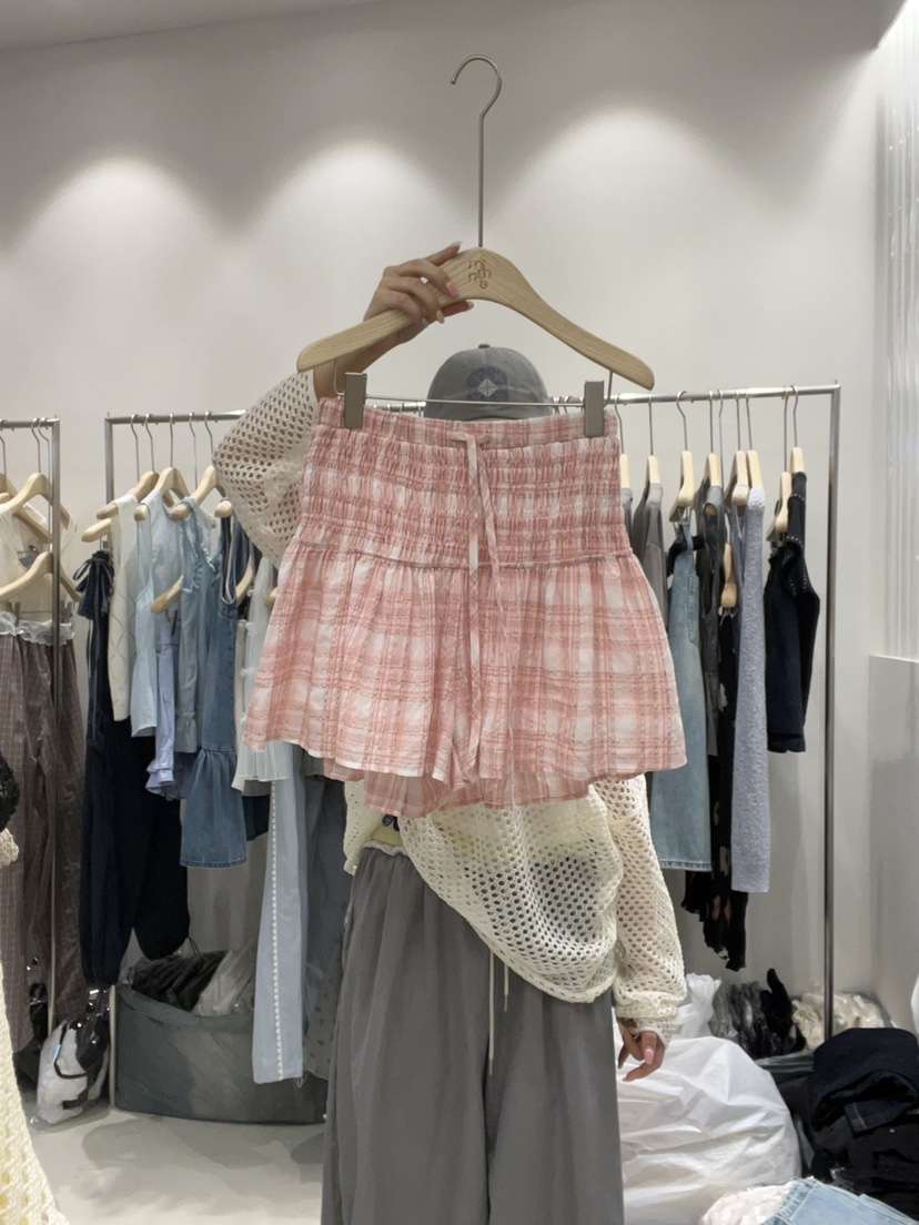 MIMME東大門㊣直郵女裝新款時尚人氣休閑熱賣短褲格紋半身裙MIMME短褲